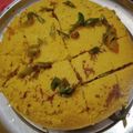 anushka goel का कुकस्नैप जब उन्होंने ढोकला (dhokla recipe in Hindi) बनाया था।