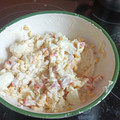El cooksnap de Almudena Collado cuando hizo Ensalada de palitos de cangrejo con maíz.