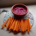 El cooksnap de MariadeGrazia cuando hizo Hummus de Remolacha.
