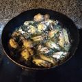 El cooksnap de Rosa Gomez Lopez cuando hizo Alitas de pollo al ajillo con vino blanco.