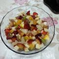 صورة من براءة هلال ، شاركها بعد تجربة وصفة سلطة فواكهه ؛، 🍍🍓🍌🥜