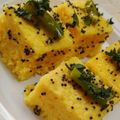 Asha Sharma's cooksnap of when they made Khaman.