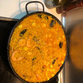 El cooksnap de Miguel Angel Martin cuando hizo Arroz de marisco.