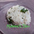 El cooksnap de Maggie cuando hizo Arroz al limón con cilantro.