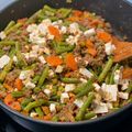 Woodenspoon4you's cooksnap of when they made Paprika-Hackfleisch-Pfanne mit Bohnen und Feta.