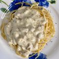 Cooksnap dari Merissa Apriani untuk resep Spaghetti sausage carbonara creamy ala fe
