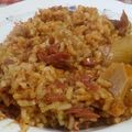 El cooksnap de josi E. cuando hizo Paella de pato, alcachofas y rebozuelos.
