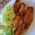 El cooksnap de Carla Reina cuando hizo Alitas de pollo al horno con miel.