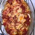 El cooksnap de Poli cuando hizo Lasagna vegetariana sin TACC.