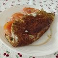 El cooksnap de Romina Mitoire cuando hizo Omelette de atún.