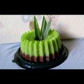 Cooksnap dari Ummu Khawla untuk resep Puding Lumut Pandan Lapis Cokelat