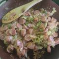 El cooksnap de Miguel Alfonso Carrillo cuando hizo Salchichas a la mexicana.