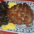 patuca's cooksnap of when they made Traditional English roasted leg of pork with perfect crackling.