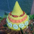 Cooksnap dari Umi Salwa untuk resep Nasi Tumpeng Ulang Tahun