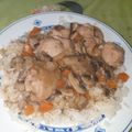 El cooksnap de carova1974 cuando hizo Pollo en salsa con champiñones.