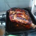 El cooksnap de Saverio La Regina cuando hizo Pernil de Cerdo al Horno.