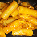 El cooksnap de Alexis Nuñez cuando hizo Fideos con atún en lata.