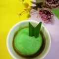 Cooksnap Hani Shaimi semasa beliau membuat Resepi Bubur Som Som Pandan Yang Lembut Dan Tak Keras, Sedap Makan Sejuk - Sejuk.