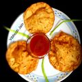 Vibhooti Jain का कुकस्नैप जब उन्होंने पापड़ समोसा (papad samosa recipe in hindi) बनाया था।