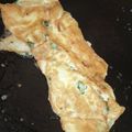Shagufta Asif's cooksnap of when they made Hare piyaz ka omelette.