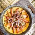 Cooksnap Maisarah Mamat semasa beliau membuat Gulai Udang Tumis Darat Bersama Kacang Buncis.