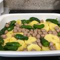 El cooksnap de Claudia cuando hizo Chorizos criollos al horno con patatas y pimiento.