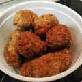 El cooksnap de Gemma Leticia Gomez Perez cuando hizo Albóndigas al horno de ternera, avena y mostaza.
