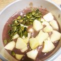 El cooksnap de Noemí Rodríguez cuando hizo Porridge de avena, plátano, maca y cacao en Thermomix.