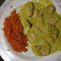 El cooksnap de Lidia Michel Lozada cuando hizo Pollo en crema de chile.
