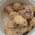 Cooksnap dari Dewi Ratnawati untuk resep Bola ubi ungu coklat lumer