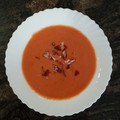 El cooksnap de Melanio Esteban cuando hizo Gazpacho de sandía.