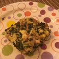 El cooksnap de Codiego cuando hizo Quiche de espinacas.