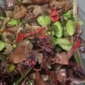 Cooksnap dari Hevin Mamanya Putra untuk resep Cumi Asin Pete Pedas - Simple dan Lezat