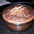 El cooksnap de Guille cuando hizo Torta de plátano sin harina.