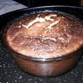 El cooksnap de Guille cuando hizo Torta de plátano sin harina.