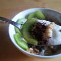 El cooksnap de Paula Hinke Nutrición cuando hizo Yogur con fruta, nueces y chocolate.