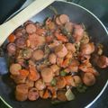 El cooksnap de Miguel Alfonso Carrillo cuando hizo Salchichas a la mexicana.