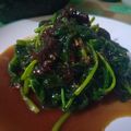Cooksnap dari Uci Soepradja untuk resep Rujak Kangkung Tahu