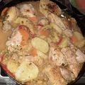 El cooksnap de Claudia Sosa cuando hizo Pollo al disco para 6 personas.