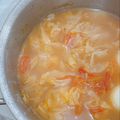 Cooksnap của Hoài Thu Lê khi họ làm theo món Canh bắp cải cà chua 😄