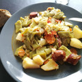 El cooksnap de LoiraCociña cuando hizo Judías verdes con chorizo.
