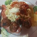 El cooksnap de Julio Moyano cuando hizo Albóndigas en salsa de tomates con papitas fritas.