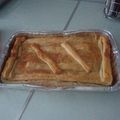 El cooksnap de Claudia cuando hizo Empanada de manzana.