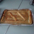 El cooksnap de Claudia cuando hizo Empanada de manzana.