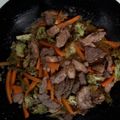 El cooksnap de Yaya cuando hizo Pollo con brócoli y soja.