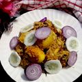 Mitali Partha Ghosh's cooksnap of when they made চিকেন বিরিয়ানি (কুকারে)(chicken biyani recipe in Bengali).