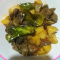 Cooksnap dari Niaaries untuk resep Kentang Goreng Ati Ampela Balado
