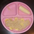 El cooksnap de Aleja Garcia cuando hizo Avena cocida con banano para bebe (BLW).