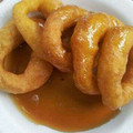 El cooksnap de Veronica Cuadros cuando hizo Picarones.