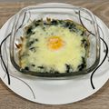 El cooksnap de Descifrándote Firefly cuando hizo Espinacas con huevo 🥚 y queso 🧀 al horno👩🏻‍🍳.